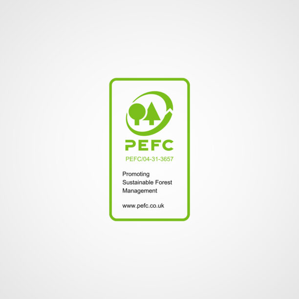 PEFC label in english